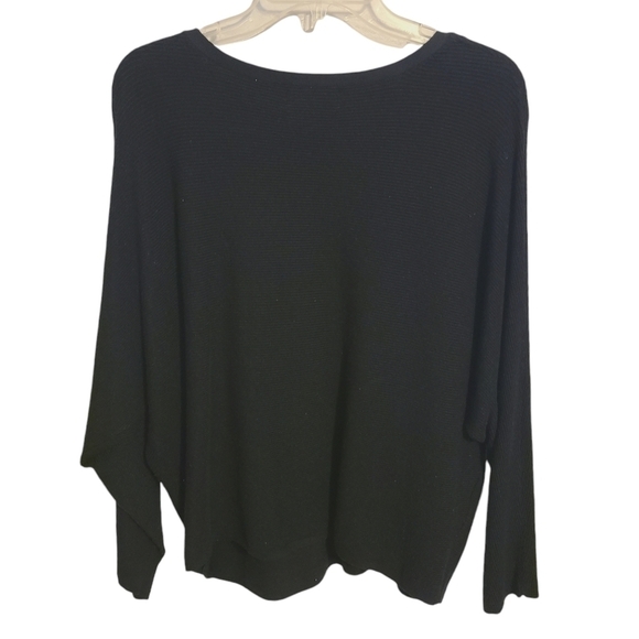 Premise Woman | Women's Black Ribbed Off the Shoulder Sweater (Size 1X) - Picture 11 of 11